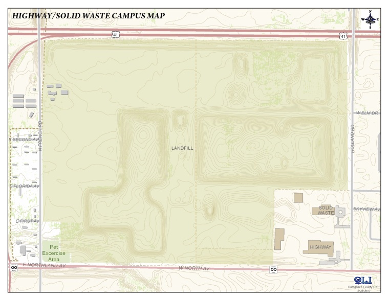 Solid Waster/Highway Map
