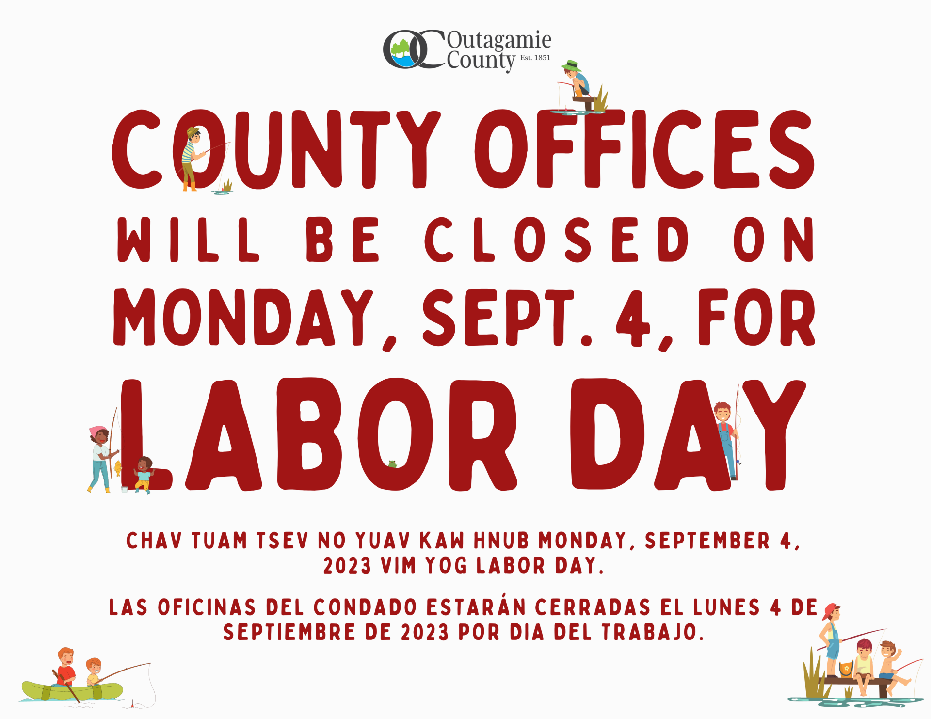 Labor Day Closure - Door  